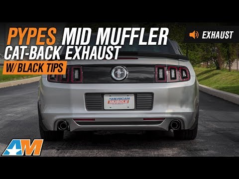 2011-2014 Mustang V6 Pypes Mid Muffler Cat-Back Exhaust Sound Clip & Install