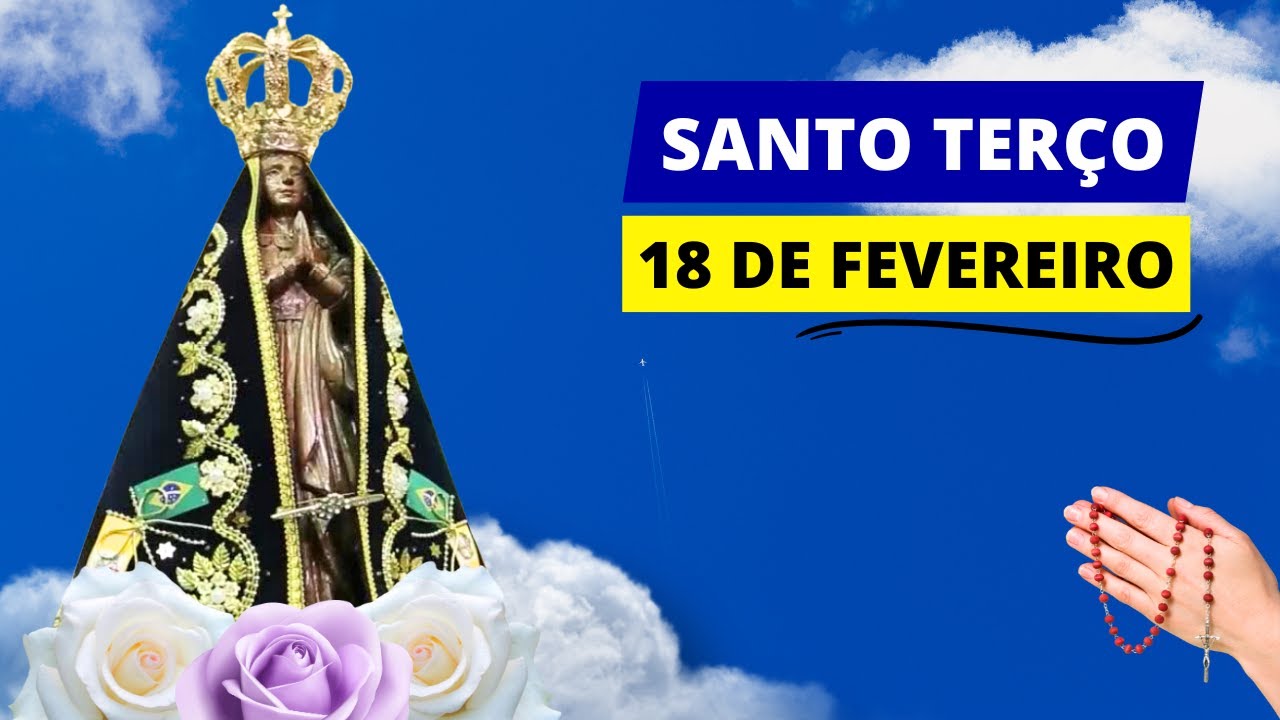 SANTO TERÇO DE APARECIDA DE HOJE - 18/02/2025 | MISTÉRIOS DOLOROSOS | TERÇA-FERIA