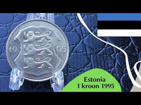 Coin Estonia 1 kroon 1995