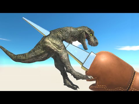 Jump and Escape from Spiked Glove - Animal Revolt Battle Simulator
