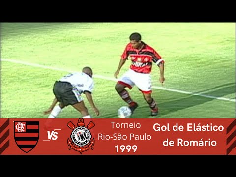 Gol de Elástico de Romário no Amaral! Gol ÉPICO! Flamengo 3X0 Corinthians 1999