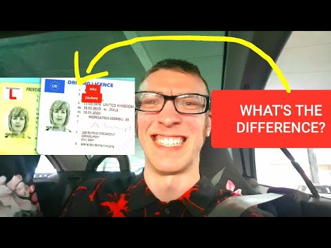 What's The Difference Between A Provisional/Driving Licence?