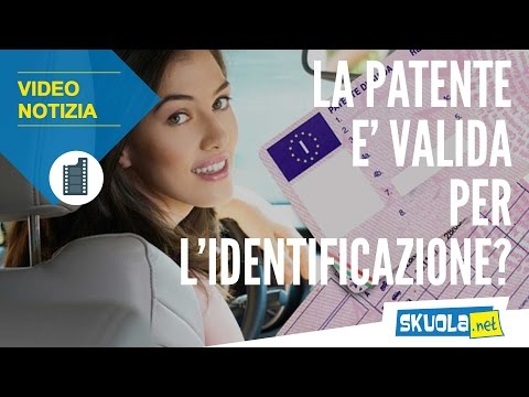 Patente: ha validità come documento di identificazione?