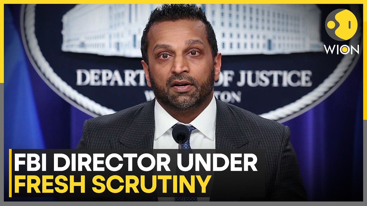 FBI Director Kash Patel Faces Fresh Scrutiny Over Internal Leak Investigations | WION