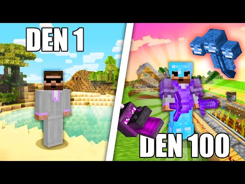 STRÁVIL JSEM 100 DNÍ V MINECRAFTU!