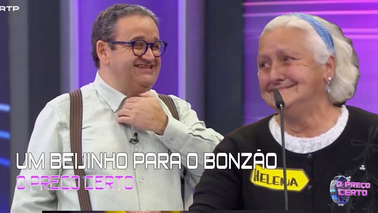 "um beijinho para o Presidente da Junta que ele é um bonzão.." | Grandes momentos n' O Preço Certo