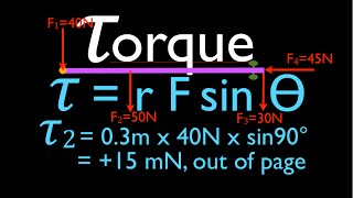 Physics, Torque (2 of 13) Force at Right Angle to Object