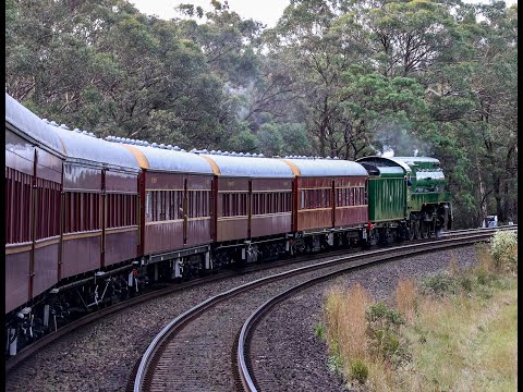 RIDING BEHIND THE LEGEND OF STEAM - 3801 and The Southern Highlander
