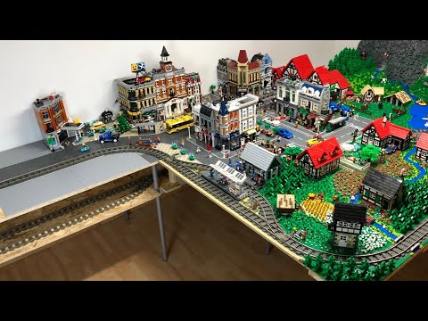 Bau einer Lego Stadt Teil 50. - Unterirdische Zugstrecke