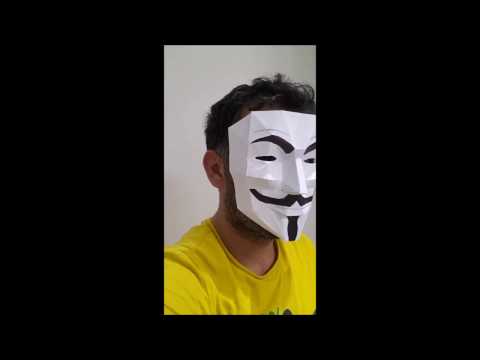 V For Vendetta Maske Yapımı