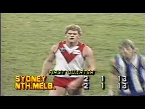 North Melbourne vs Sydney Rd 12 1986