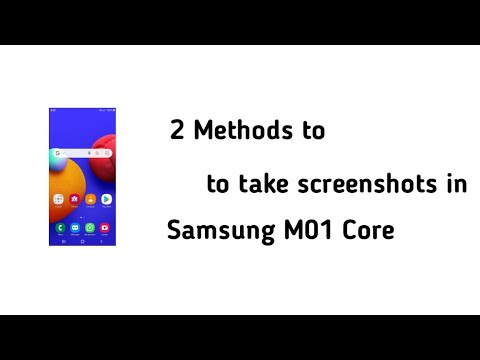 2 Methods to take screenshot in M01 core