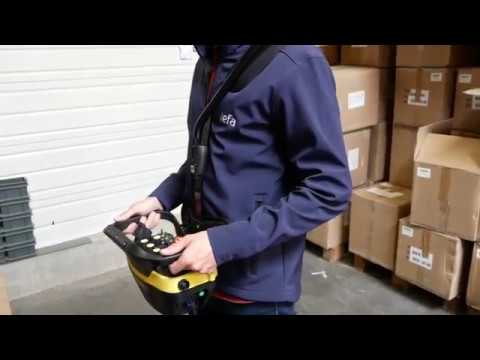 New industrial radio remote control harness - No more back pain !!!