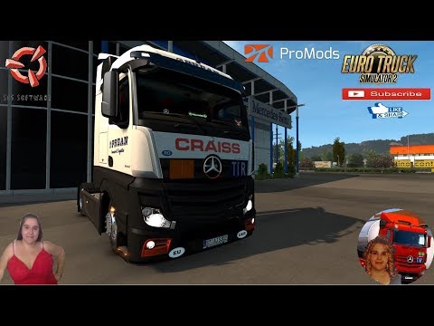 Euro Truck Simulator 2 (1.37) Mercedes Actros MP4 edit by Alex [v1.6][1.37] + DLC's & Mods