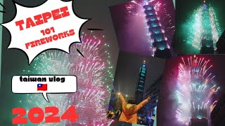 Taipei 101,Taiwan, 5 mins Fireworks Worldclass Display 2024