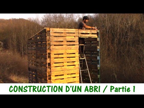 , title : 'CONSTRUCTION D'UN ABRI DE JARDIN EN PALETTES / 1ère Partie'
