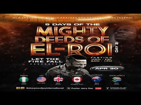 5 DAYS OF THE MIGHTY DEEDS OF EL-ROI [LET THE FIRE FALL] - DAY 2 || NSPPD || 30TH APRIL 2024