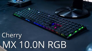 Cherry MX 10.0N RGB im Test - Flache Gaming-Tastatur mit Low Profile Switches