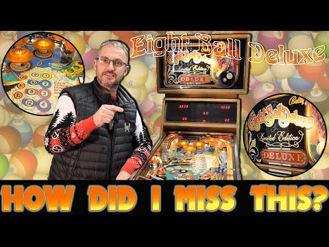 Playing Bally's Eight Ball Deluxe for the first time | Another great classic pinball machine