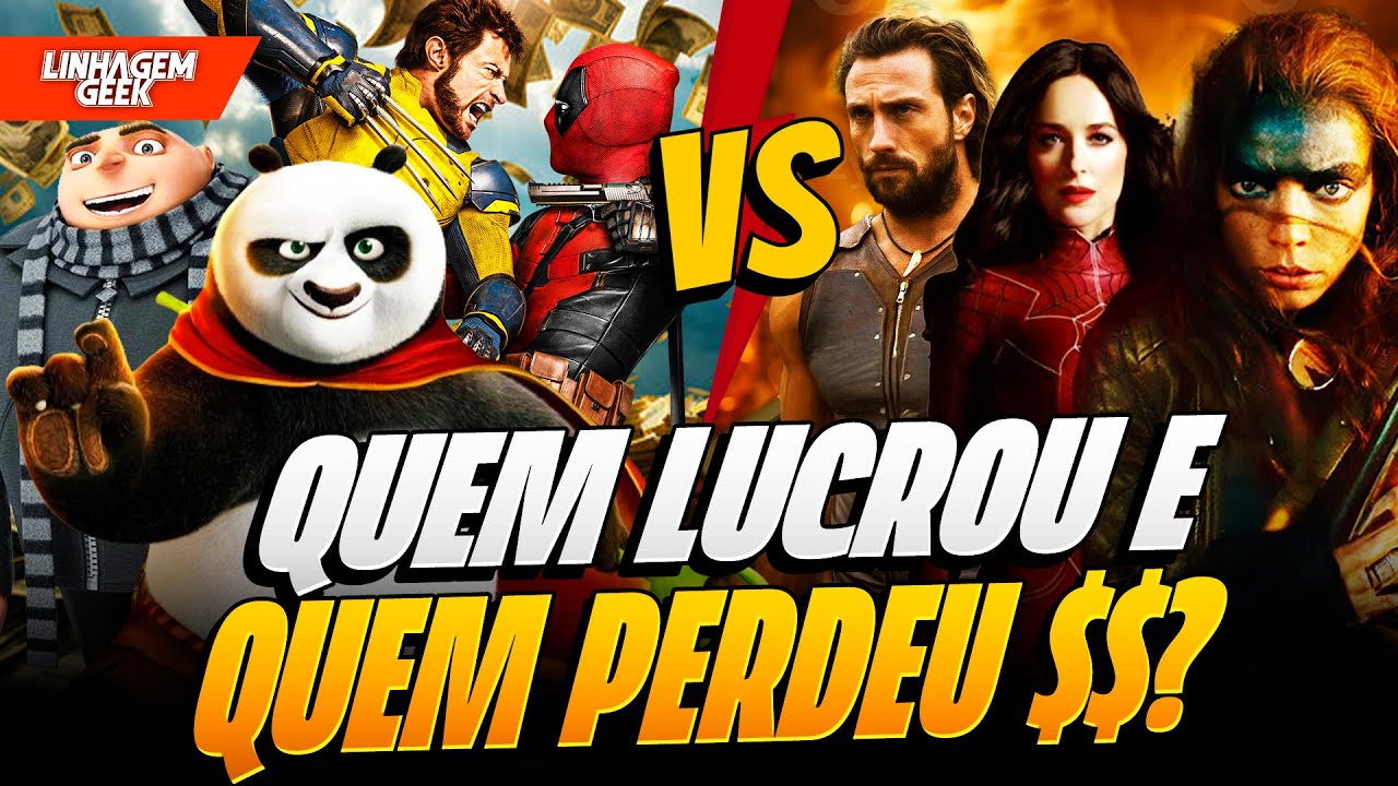 FRACASSOS E SUCESSOS EM BILHETERIAS DE 2024