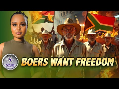 DRUNK AfriForum Boers Burn South African Flag While They Demand ''FREEDOM''