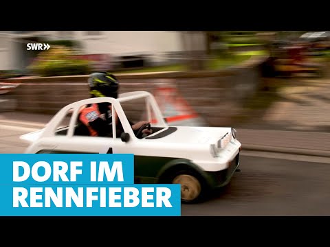 Die tollkühnen Männer in ihren coolen Seifenkisten - Wie eine Dorftradition wiederbelebt wird