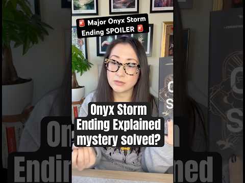 ONYX STORM ENDING EXPLAINED (spoiler theory) 🚨  #onyxstorm #rebeccayarros #booktube