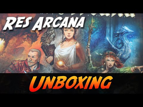 Res Arcana - Brettspiel Unboxing (Sand Castle Games) | Abenteuer Brettspiele