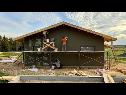 Building a Wooden House in 30 Days - Start to Finish