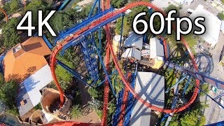 SheiKra front seat on-ride 4K POV @60fps Busch Gar