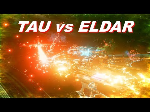 TAU vs Eldar! Rank 44, Heroic Difficulty, 1500 Points - Battlefleet Gothic Armada