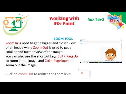 4-Working with MS Paint | Tech Trek-3 | Computer-3 | Genius Kidz | School Learning
