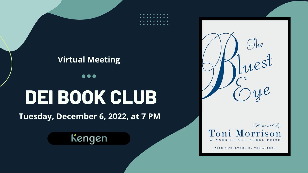 DEI Book Club: The Bluest Eye by Toni Morrison