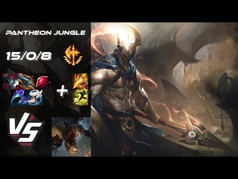 JUNGLE Pantheon vs Fiddlesticks - NA Challenger Patch 25.S2.1
