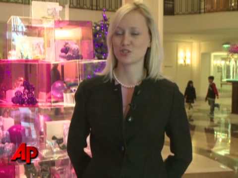 Tree Made of Designer Handbags, Shoes