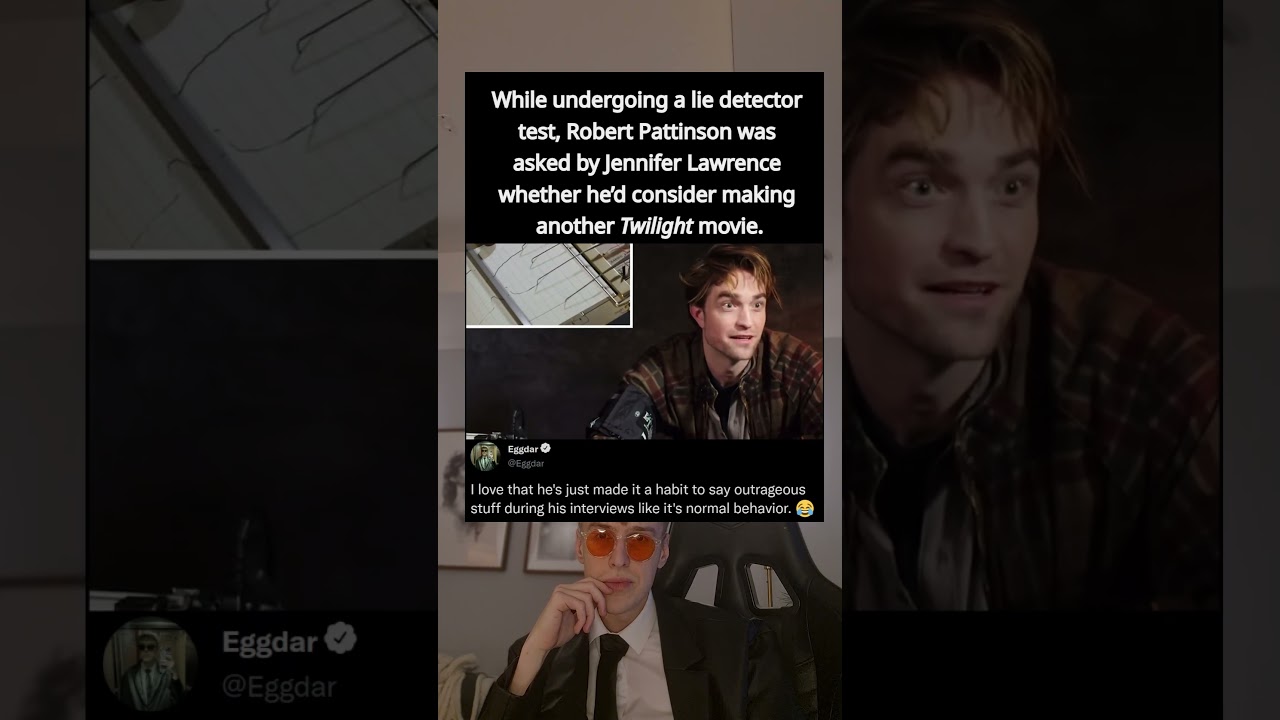 로버트 패틴슨은 거짓말 탐지기 검사를 받는 동안 제니퍼 로렌스에게 다음과 같은 질문을 받았습니다.