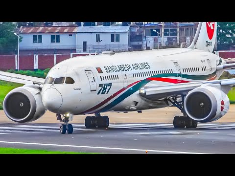 🇧🇩✈️ 20 Minutes of Aviation in Bangladesh | Plane Spotting at DAC Airport