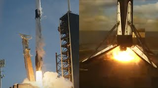 SpaceX Starlink 156 launch and Falcon 9 first stage landing, 17 April 2024