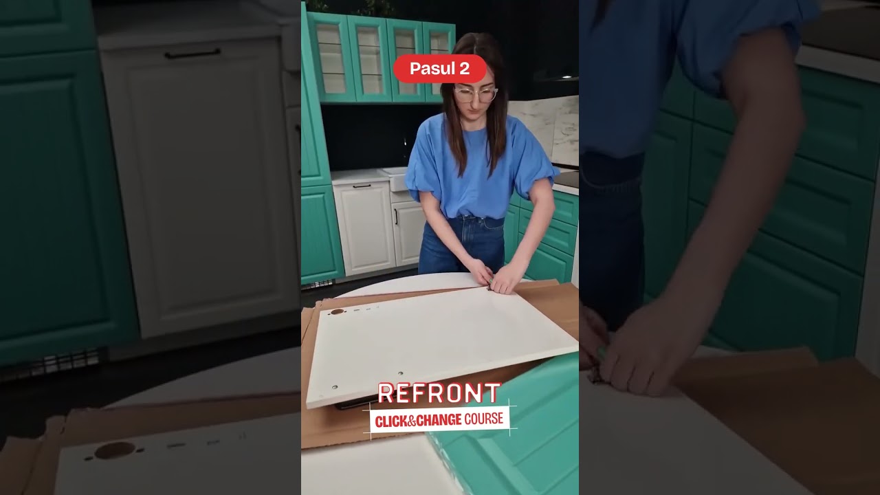 How to change a small door on a tall cabinet