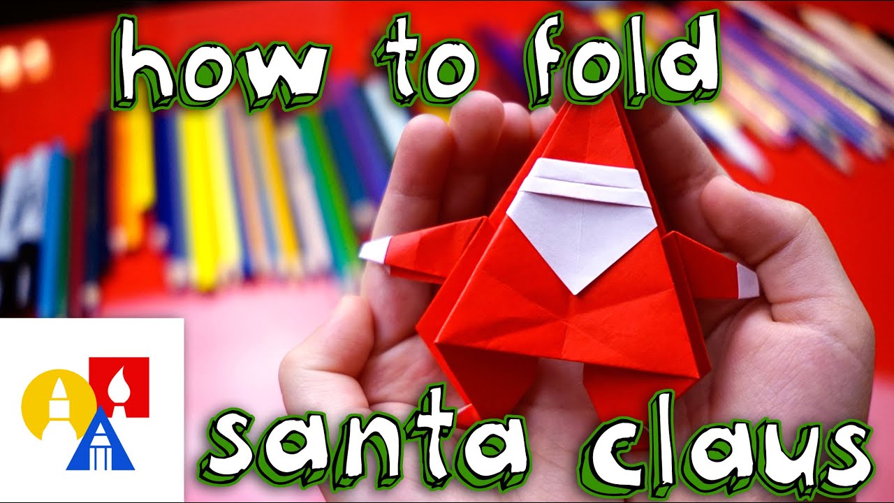 How To Fold An Origami Santa Claus