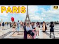 Paris, France 🇫🇷 - Paris 2024, Sunny Day at the EIFFEL TOWER | Paris Walk 4K  (▶1h)