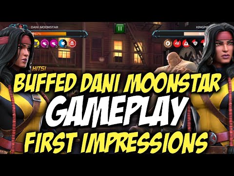 Buffed Dani Moonstar Gameplay & First Impressions | Rank 5 Gameplay | Marvel Contest Of Champions