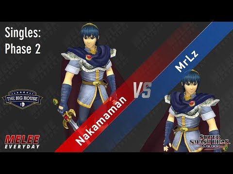 The Big House 8 - Nakamaman (Marth) vs. MrLz (Marth) - SSBM - Singles Phase 2