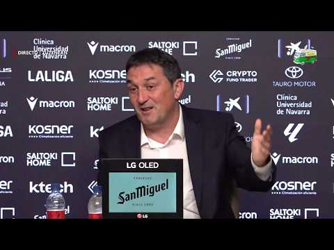 [VIDEO] Despedida de Braulio como director deportivos de Osasuna