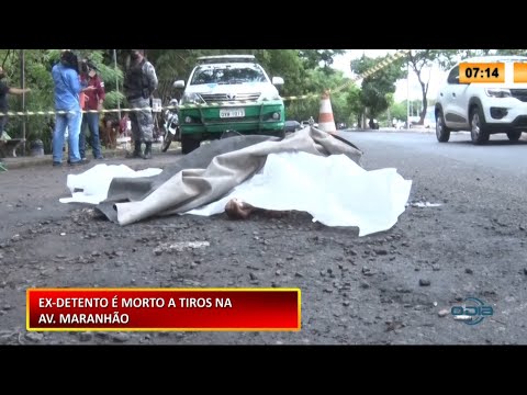 Lavador de carros é morto a tiros na Av Maranhão 21 01 2021
