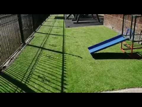 Artificial turf & Rubber Wetpour for kids playgrounds