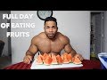 Full Day of Eating Fruits | Chest and Shoulder Workout | 8 Weeks Out | HCLF Vegan