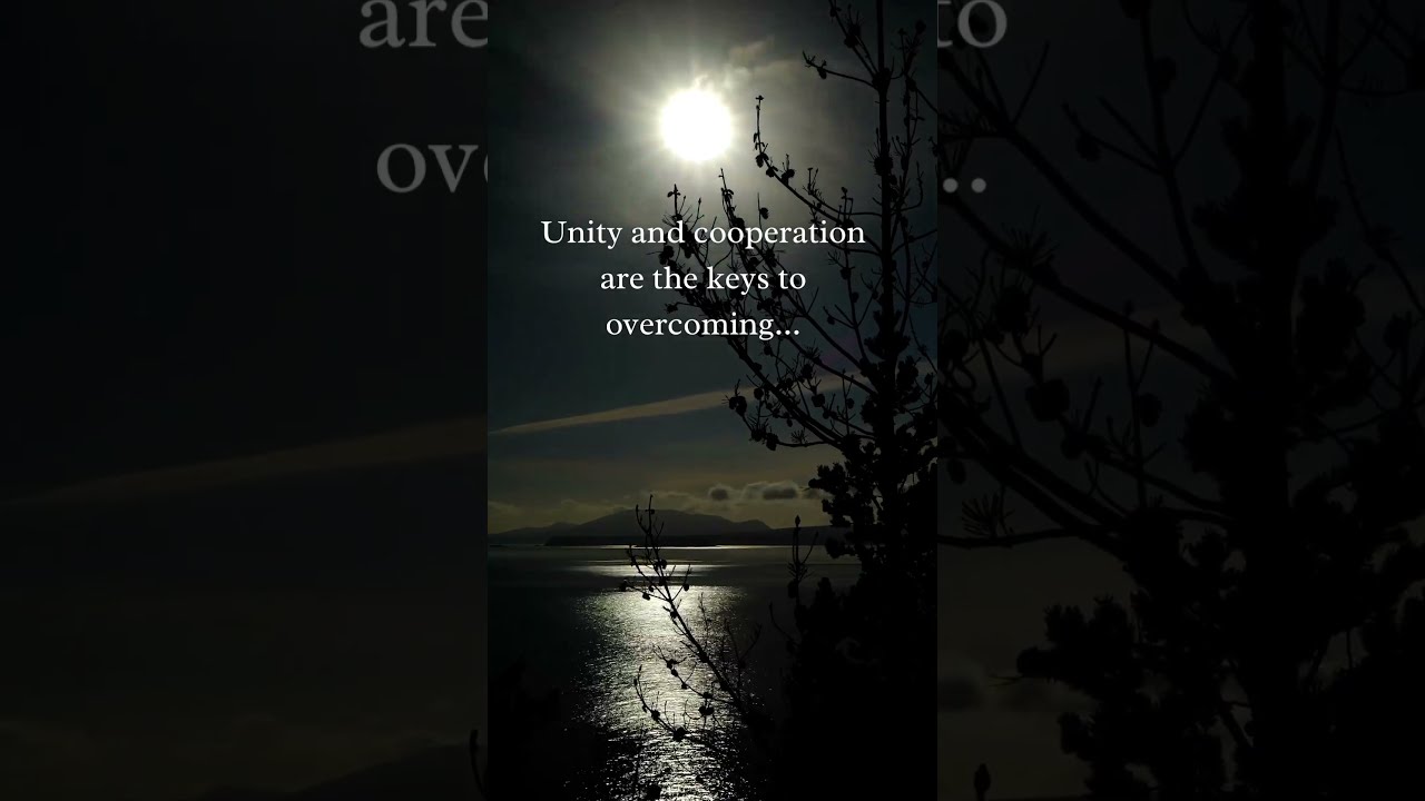 The importance of unity and cooperation