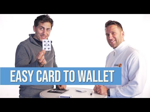 Easy Card to Wallet No Palm DiFatta Magic Trick