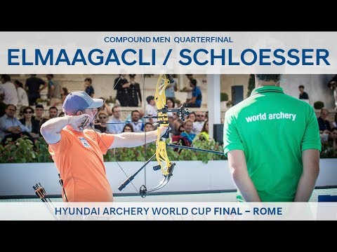 Demir Elmaagacli v Mike Schloesser – Compound Men’s Quarterfinal | Rome 2017